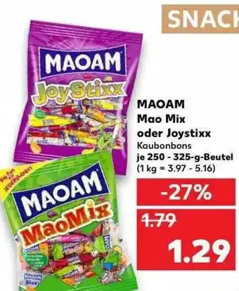 Kaufland Maoam Mao Mix Oder Joystixx Angebot