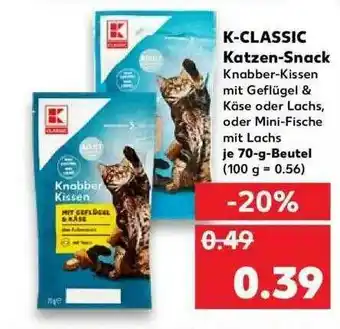 Kaufland K-classic Katzensnack Angebot