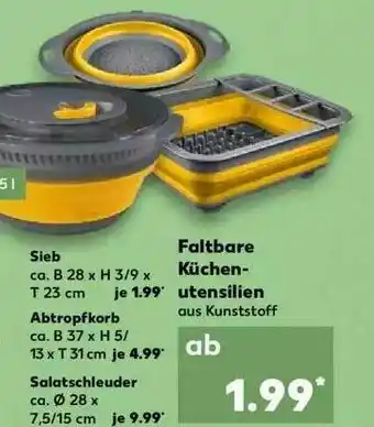 Kaufland Faltbare Küchenutensilien Angebot