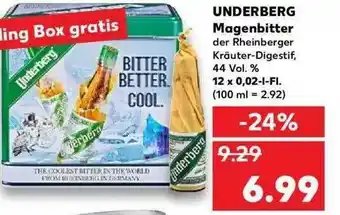 Kaufland Undergerg Magenbitter Angebot