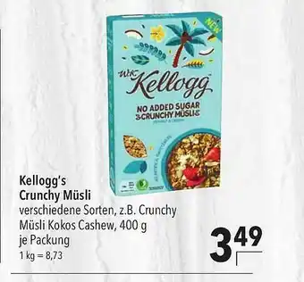 CITTI Markt Kellogg's Crunchy Müsli Angebot