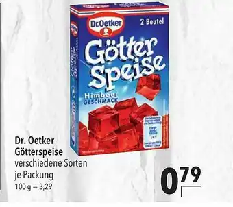 CITTI Markt Dr. Oetker Götterspeise Angebot