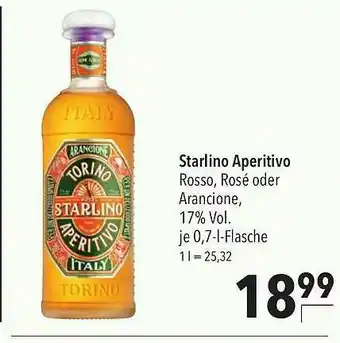 CITTI Markt Starlino Aperitivo Angebot