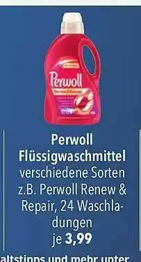 CITTI Markt Perwoll Flüssigwaschmittel Angebot