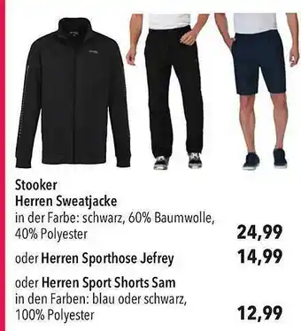 CITTI Markt Stooker Herren Sweatjacke, Sporthose Jefrey Oder Sport Shorts Sam Angebot