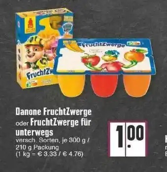 Edeka Danone Fruchtzwerge Oder Fruchtzwerge Für Unterwegs Angebot