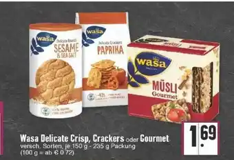 Edeka Wasa Delicate Crisp, Crackers Oder Gourmet Angebot