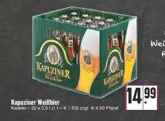 Edeka Kapuziner Weißbier Angebot