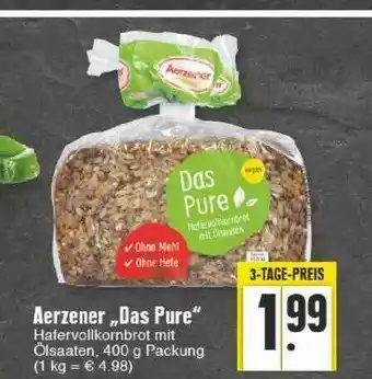 Edeka Aerzener „das Pure” Angebot