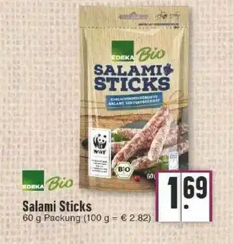 Edeka Edeka Bio Salami Sticks Angebot