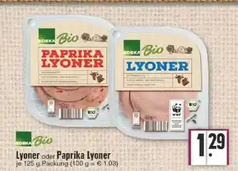 Edeka Edeka Bio Lyoner Oder Paprika Lyoner Angebot