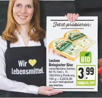 Edeka Landana Biologischer Käse Angebot