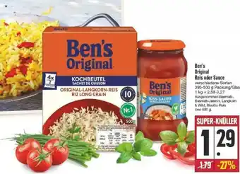 Edeka Ben's Original Reis Oder Sauce Angebot