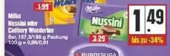 Edeka Milka Nussini Oder Cadbury Wunderbar Angebot