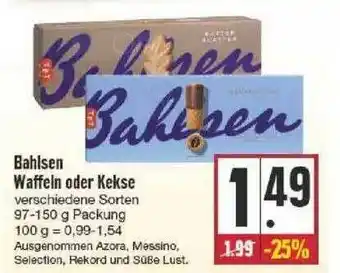 Edeka Bahlsen Waffeln Oder Kekse Angebot