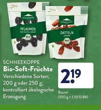 Aldi Nord Schneekoppe Bio-soft-früchte Angebot