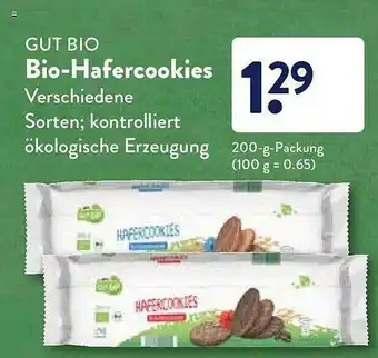 Aldi Nord Gut Bio Bio-hafercookies Angebot