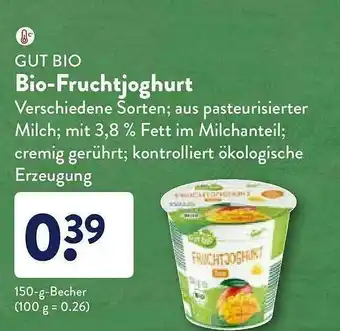 Aldi Nord Gut Bio Bio-fruchtjoghurt Angebot