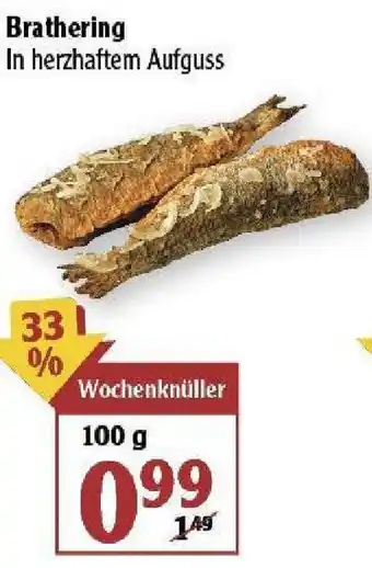 Globus Brathering 100g Angebot