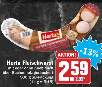 HIT Ullrich Herta Fleischwurst 500g Angebot