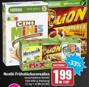 HIT Ullrich Nestlé Frühstückscerealien 190-400g Angebot