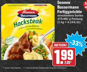 Hit Sonnen Basserman Fertiggerichte 375-480g Angebot