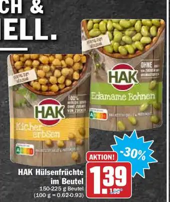 Hit Hak Hülsenfrüchte im Beutel 150-225g Angebot