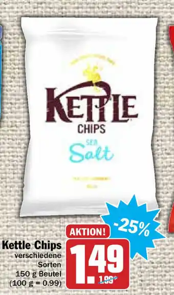 Hit Kettle Chips 150g Angebot