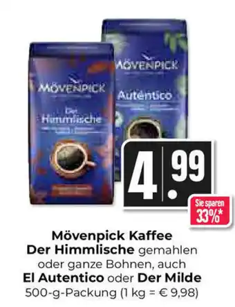 Hieber's Frische Center Mövenpick Kaffee 500g Angebot