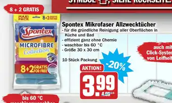 HIT Ullrich Spontex Mikrofaser Allzwecktücher Angebot