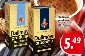 Nah & Frisch Dallmayr prodomo 500g Angebot