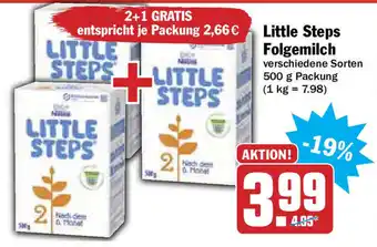 Hit Little Steps Folgemilch 500g Angebot