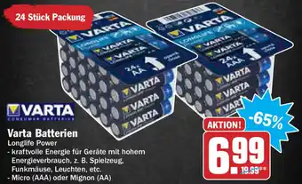 Hit Varta Batterien Angebot