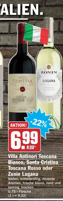 Hit Villa Antinori Toscana Bianco Santa Cristina Toscana Rosso oder Angebot