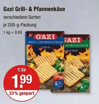 V Markt Gazi Grill- & Pfannenkäse je 200-g-Packung Angebot