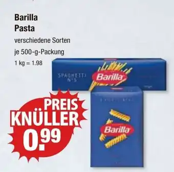 V Markt Barilla Pasta je 500-g-Packung Angebot