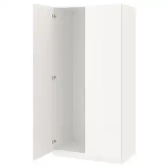 IKEA Pax / fardal schrank mit 2 türen weiß/hochglanz/weiß Angebot