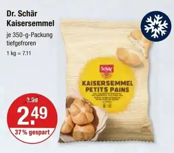 V Markt Dr. Schär Kaisersemmel je 350-g-Packung Angebot