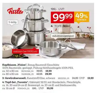 XXXLutz Kopfkissen „vision” Fissler Angebot