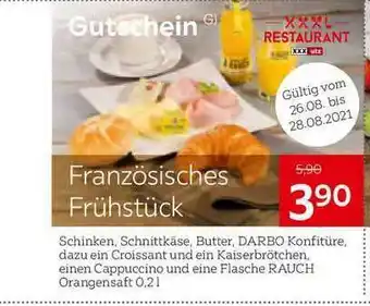 XXXLutz Französisches Frühstück Gutschein Angebot