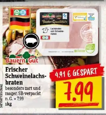 NP Discount Bauern Gut Frischer Schweinelachsbraten 1 kg Angebot