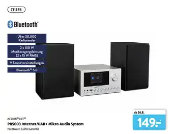 Aldi Süd Medion Life P85003 Internet / DAB+Mikro Audio System Angebot