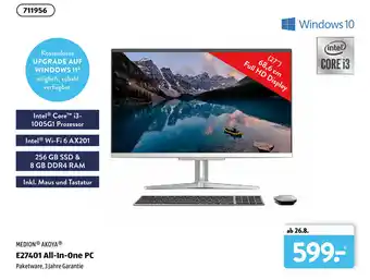 Aldi Süd Medion Akoya E27401 All in One PC Angebot