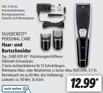 Lidl SILVERCRESTⓇ PERSONAL CARE Haar- und Bartschneider Angebot