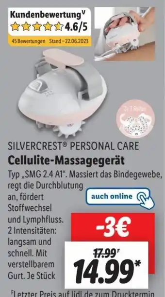 Lidl SILVERCREST PERSONAL CARE Cellulite-Massagegerät Angebot