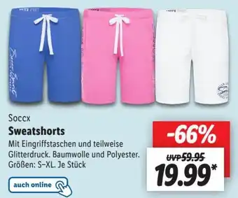 Lidl Soccx Sweatshorts Angebot