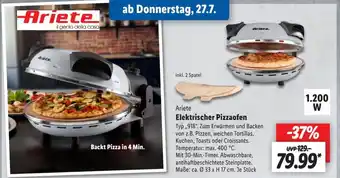 Lidl Ariete Elektrischer Pizzaofen ,,918" Angebot