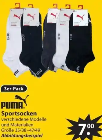 Famila Nord Ost PUMA Sportsocken 3er-Pack Angebot