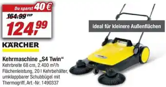 toom Baumarkt KÄRCHER Kehrmaschine ,,S4 Twin" Angebot