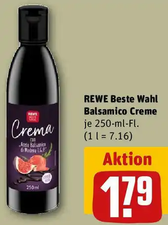 REWE REWE Beste Wahl Balsamico Creme 250-ml-Fl. Angebot